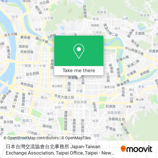 日本台灣交流協會台北事務所 Japan-Taiwan Exchange Association, Taipei Office map