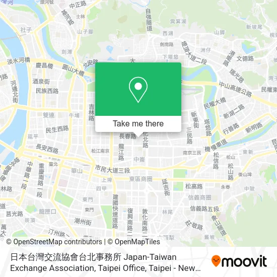 日本台灣交流協會台北事務所 Japan-Taiwan Exchange Association, Taipei Office map