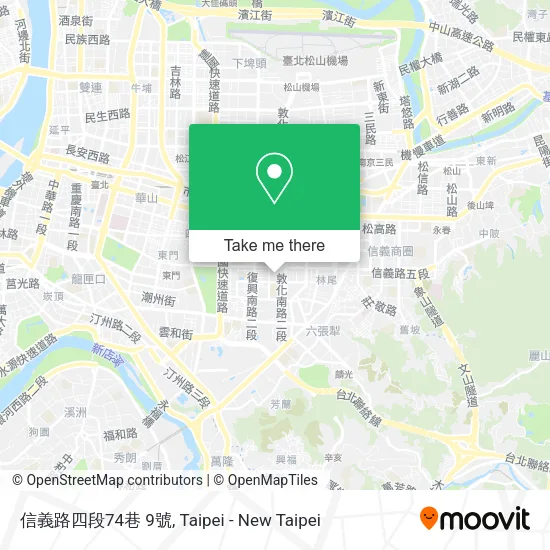 信義路四段74巷 9號地圖