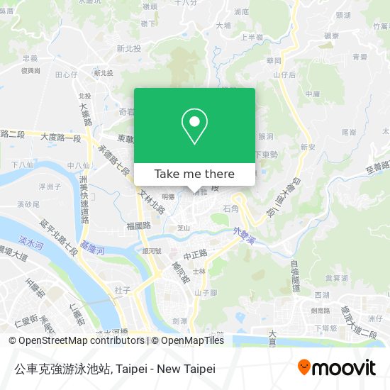 公車克強游泳池站 map