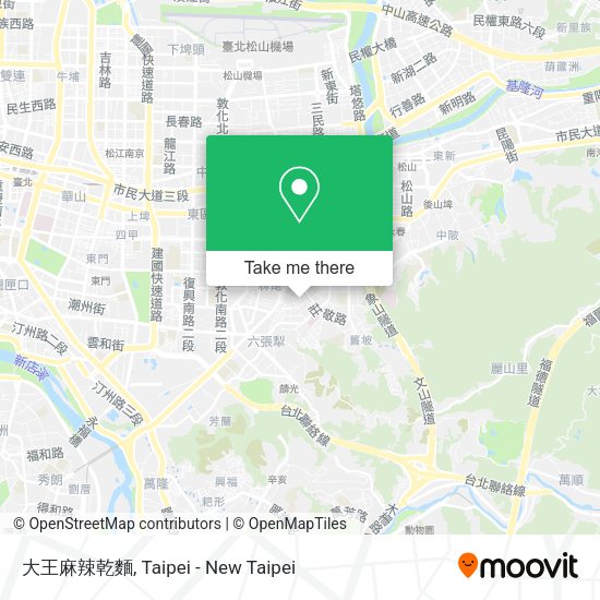 大王麻辣乾麵 map