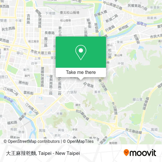 大王麻辣乾麵 map