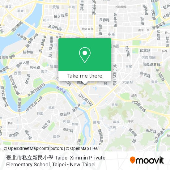 臺北市私立新民小學 Taipei Ximmin Private Elementary School map