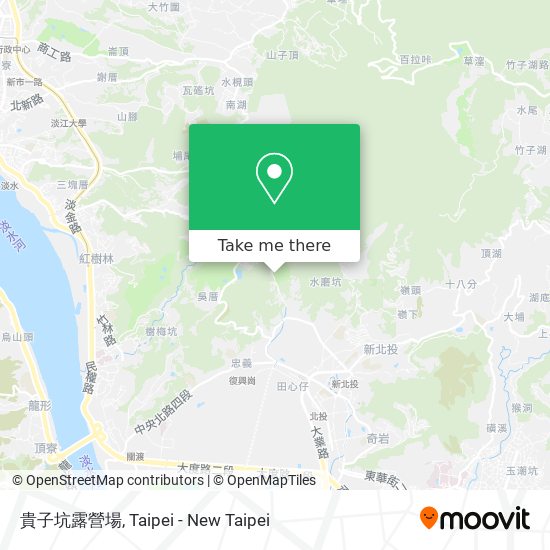 貴子坑露營場 map