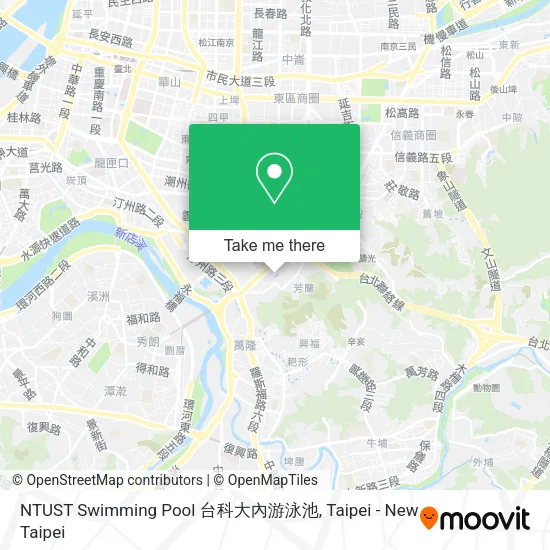 NTUST Swimming Pool 台科大內游泳池 map