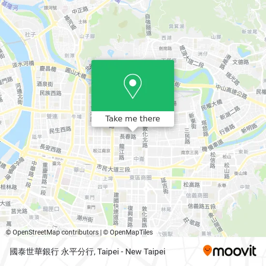 國泰世華銀行 永平分行 map