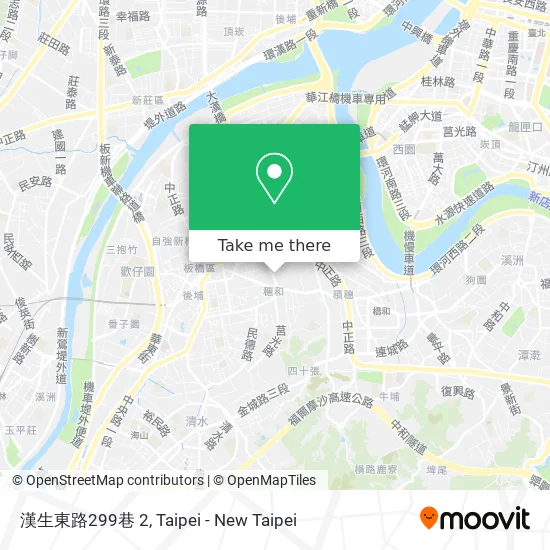 漢生東路299巷 2 map