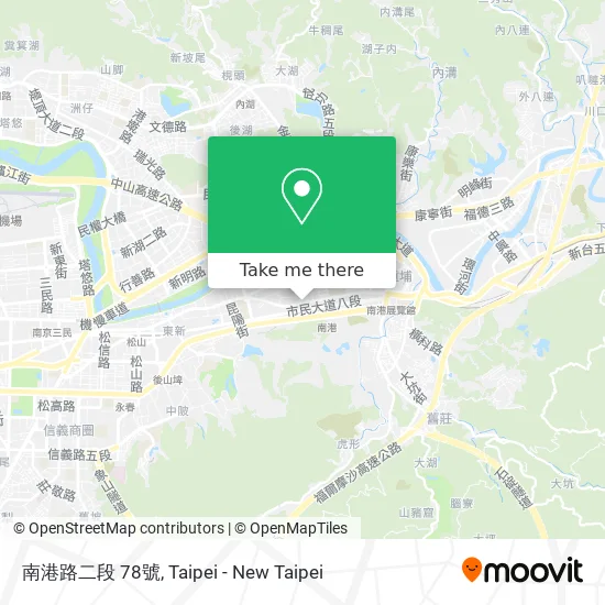 南港路二段 78號 map