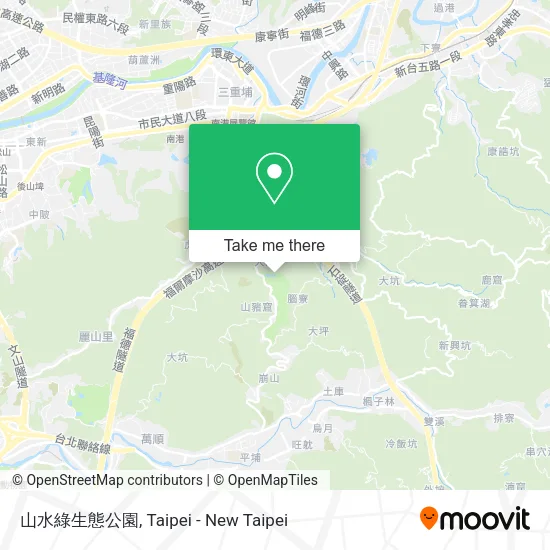 山水綠生態公園地圖