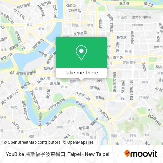 YouBike 羅斯福寧波東街口 map