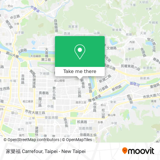 家樂福 Carrefour map