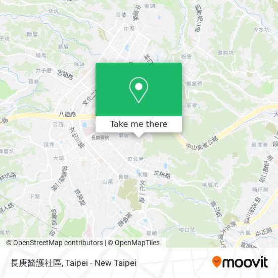 長庚醫護社區 map