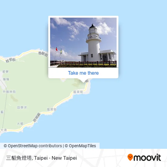 三貂角燈塔 map
