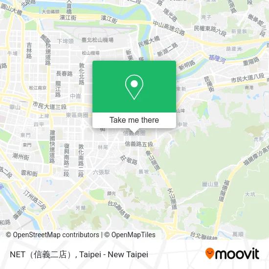 NET（信義二店）地圖
