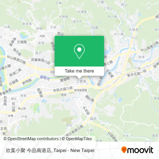 欣葉小聚 今品南港店 map