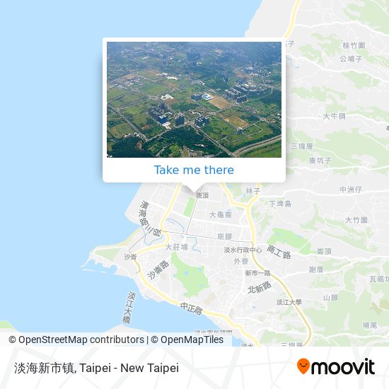 淡海新市镇 map