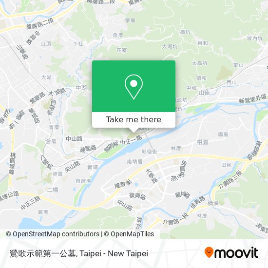 鶯歌示範第一公墓 map