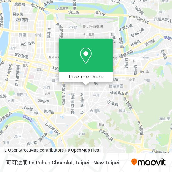 可可法朋 Le Ruban Chocolat map
