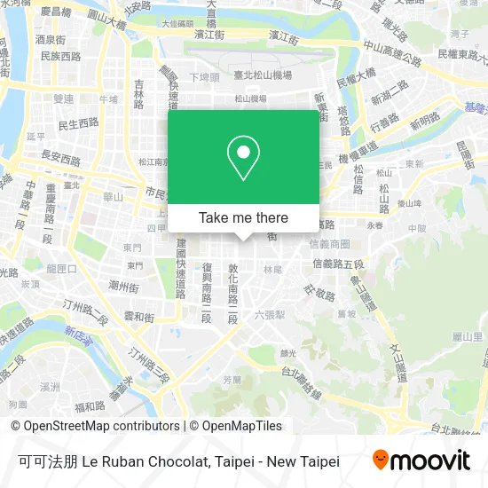 可可法朋 Le Ruban Chocolat map