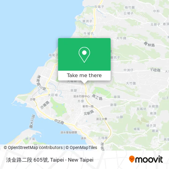 淡金路二段 605號 map