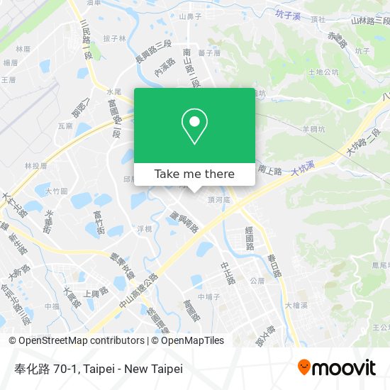 奉化路 70-1地圖