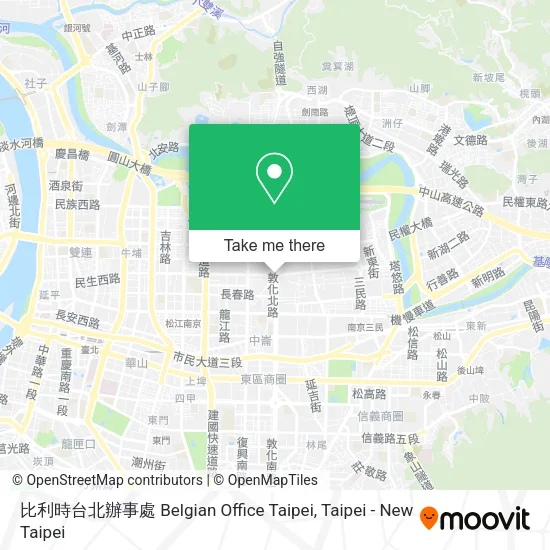 比利時台北辦事處 Belgian Office Taipei地圖