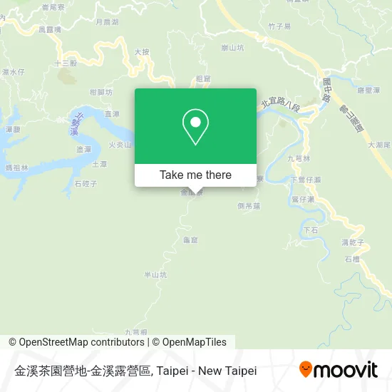 金溪茶園營地-金溪露營區地圖