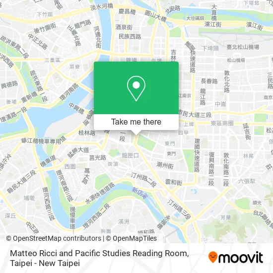 Matteo Ricci and Pacific Studies Reading Room map