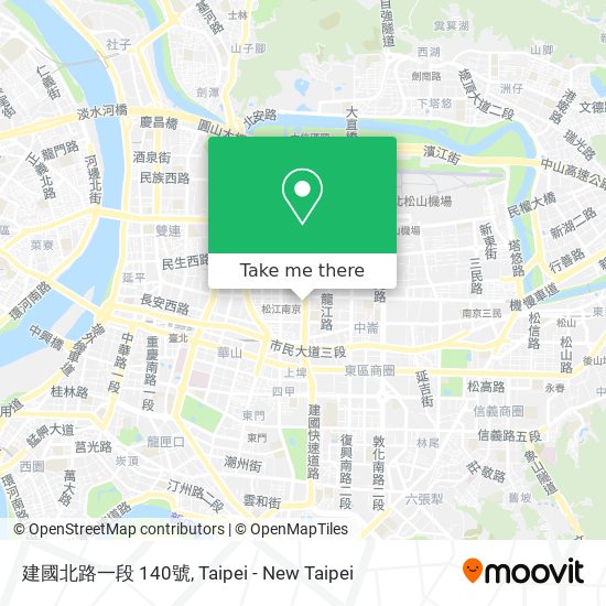 建國北路一段 140號 map