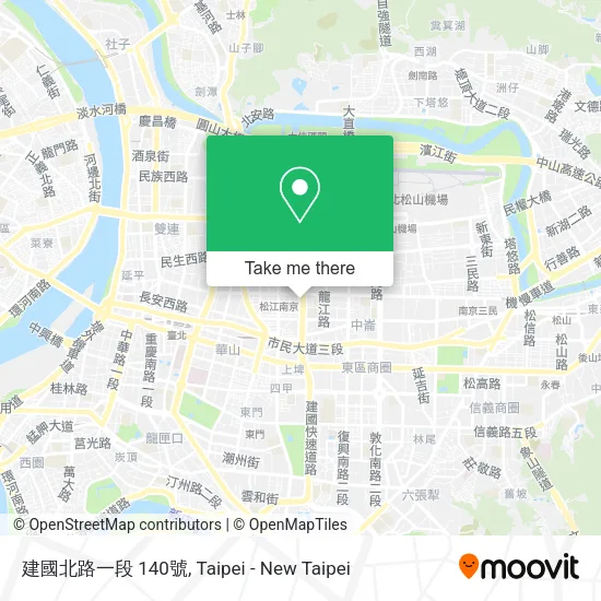 建國北路一段 140號地圖