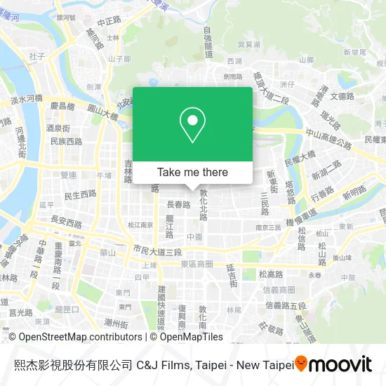 熙杰影視股份有限公司 C&J Films map