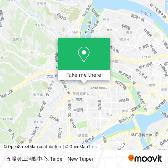 五股勞工活動中心 map