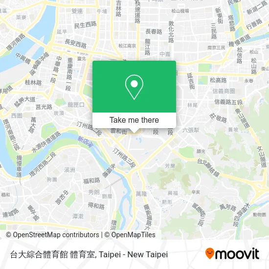台大綜合體育館 體育室 map