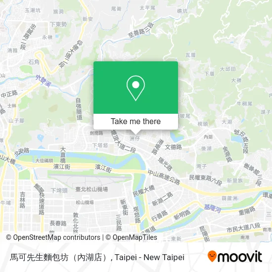 馬可先生麵包坊（內湖店）地圖