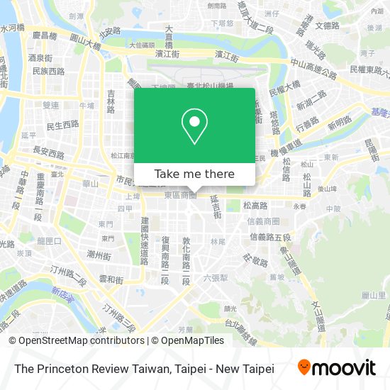 The Princeton Review Taiwan map