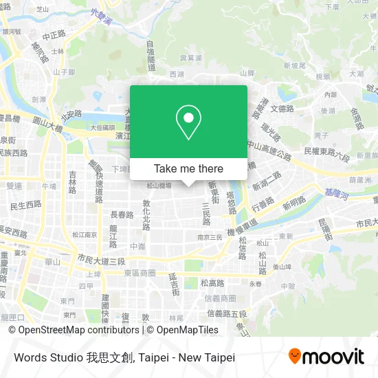Words Studio 我思文創 map