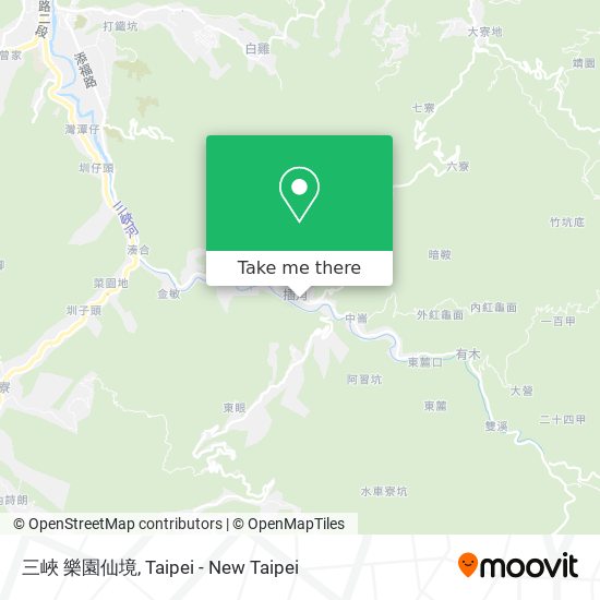 三峽 樂園仙境 map