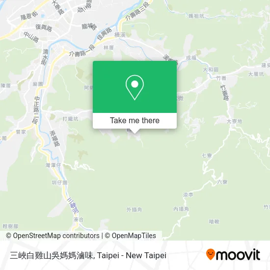 三峽白雞山吳媽媽滷味 map
