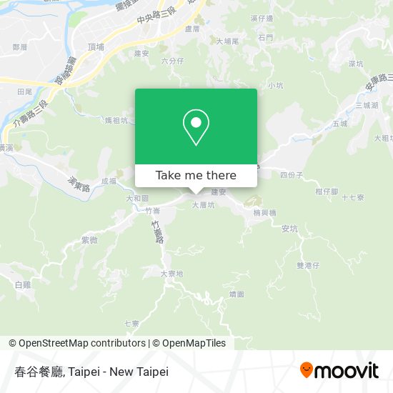 春谷餐廳 map