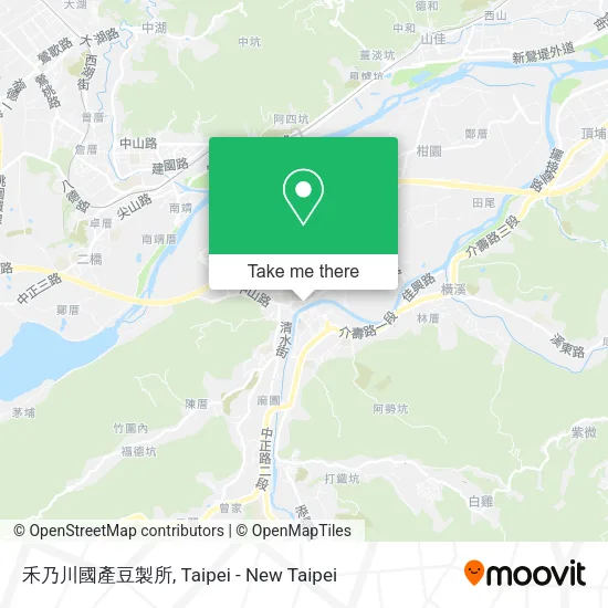 禾乃川國產豆製所地圖