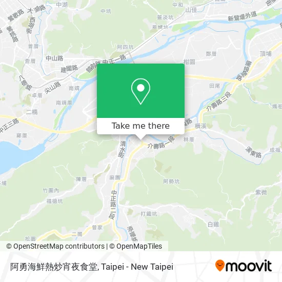 阿勇海鮮熱炒宵夜食堂 map