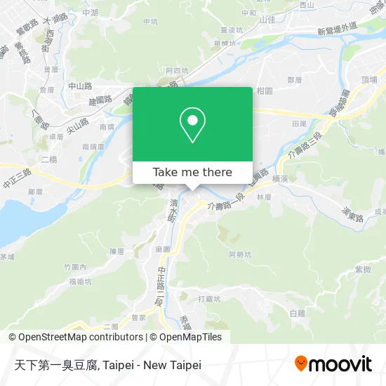天下第一臭豆腐地圖