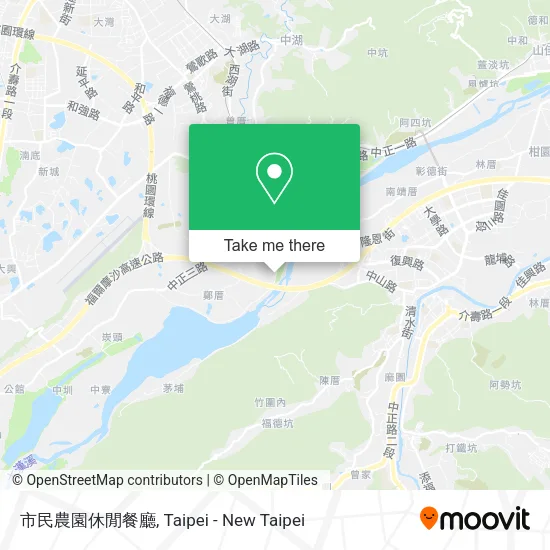 市民農園休閒餐廳地圖