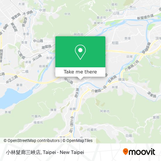 小林髮廊三峽店 map