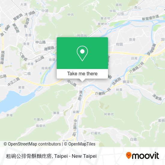 粗碗公排骨酥麵疙瘩地圖