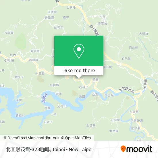 北宜財茂彎-328咖啡 map