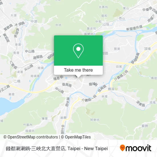 錢都涮涮鍋-三峽北大直營店地圖