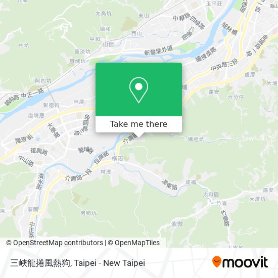 三峽龍捲風熱狗 map