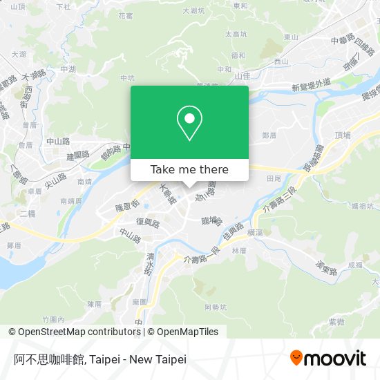 阿不思咖啡館地圖