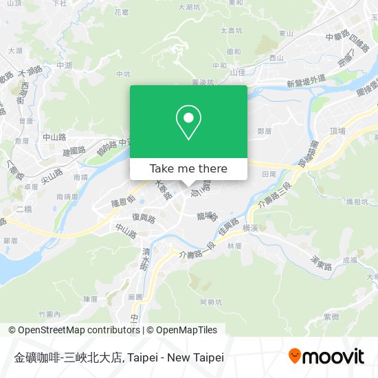金礦咖啡-三峽北大店 map